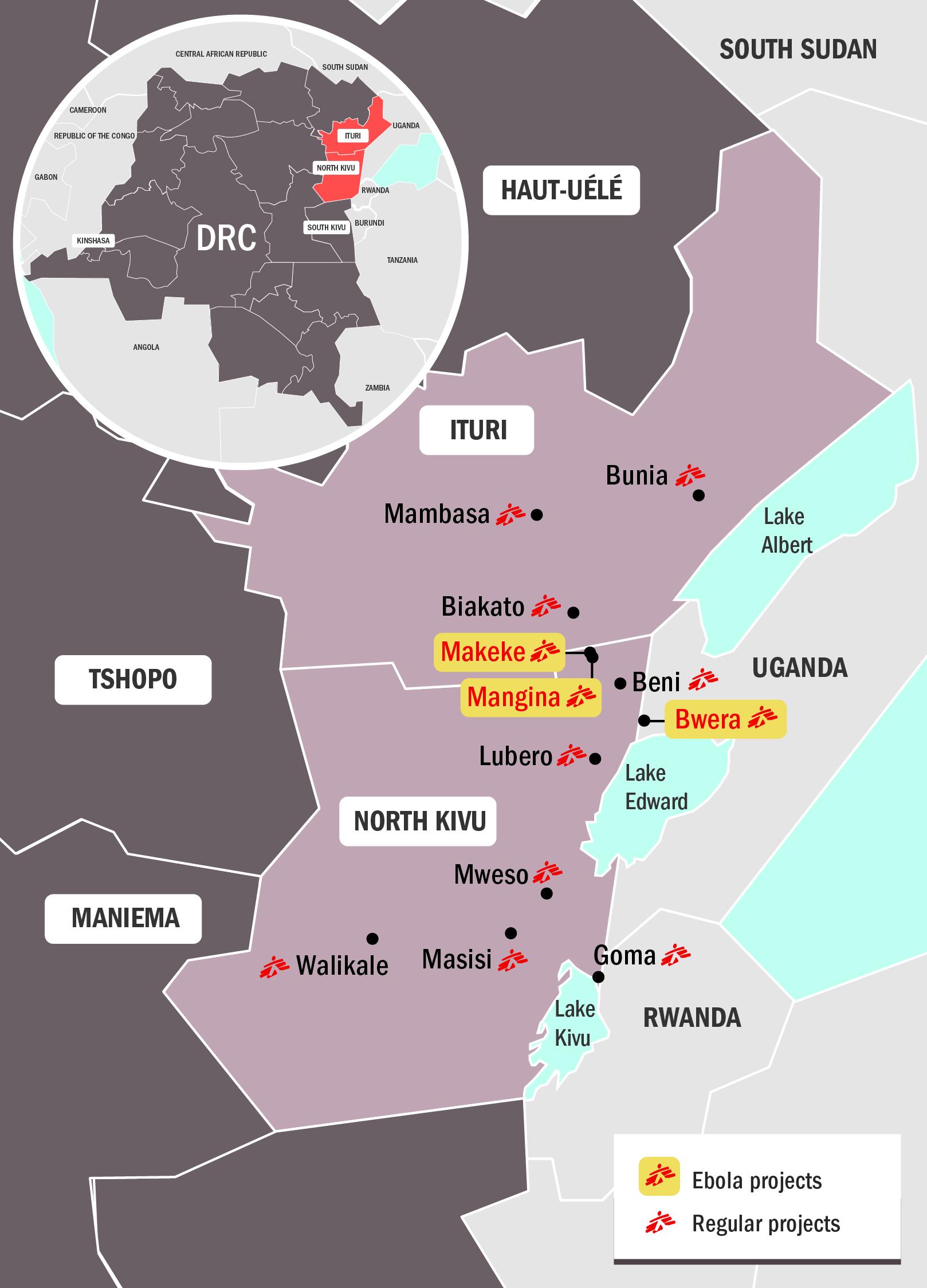 MAP DRC Ebola 2018 