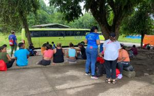 MSF teams assisting migrants in Costa Rica