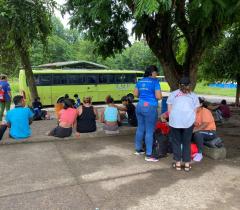MSF teams assisting migrants in Costa Rica