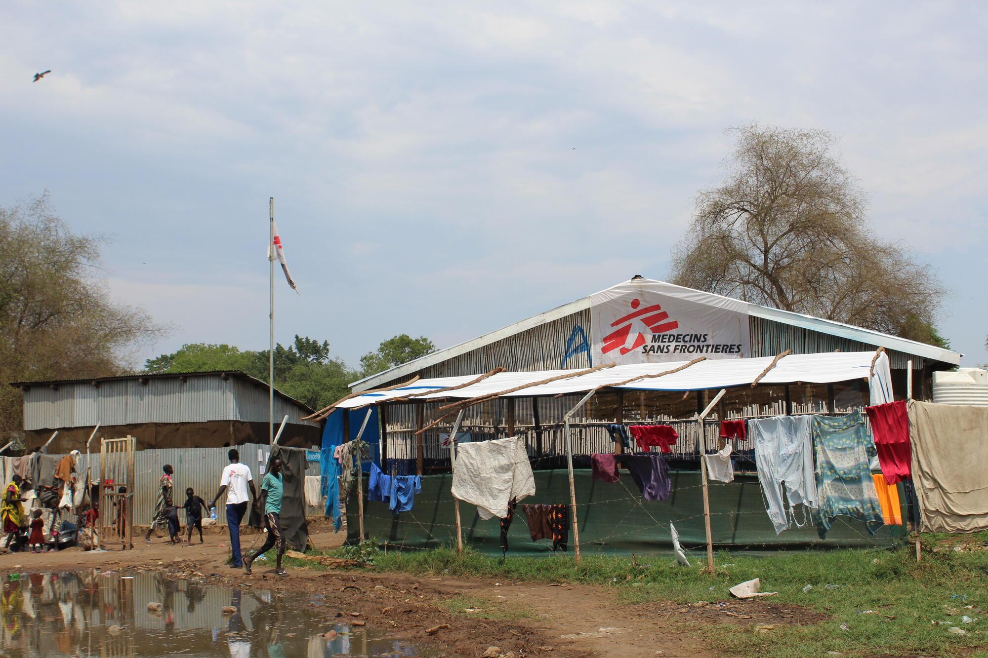 MSF clinic in Pagak reception centre. Ethiopia, March 2021.