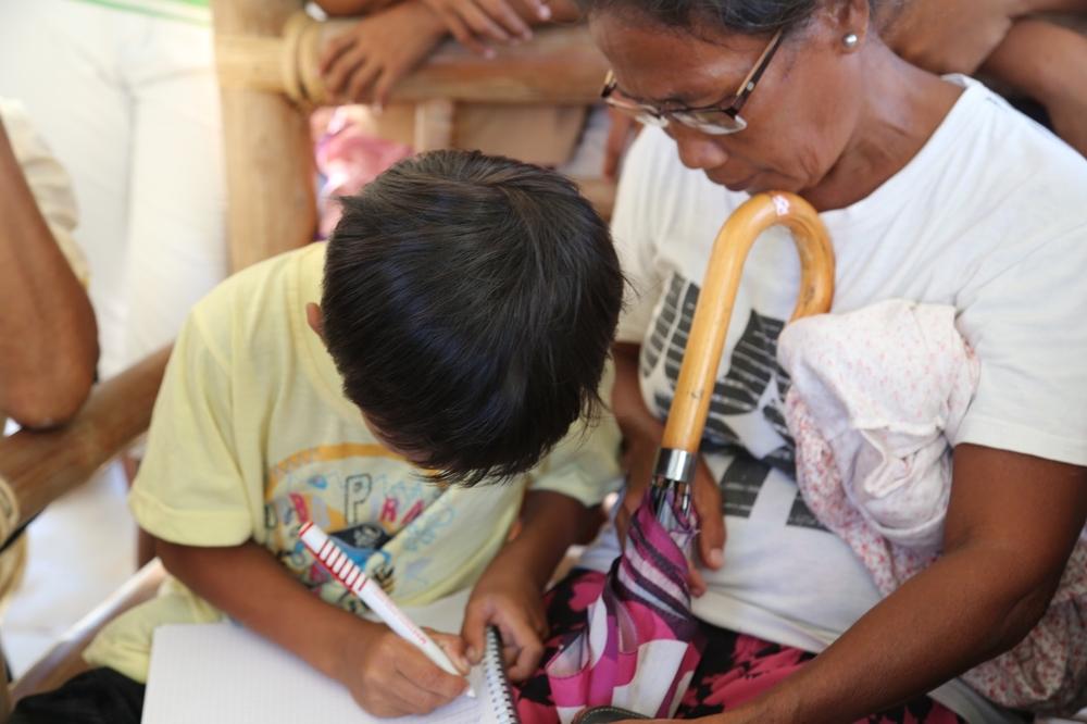 Drawing is used as a therapy means to help patients explain and deal with their emotions. 