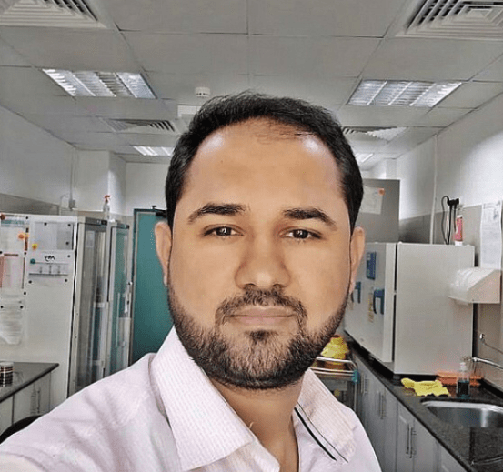Portrait of a beareded man, Mohammed Al Ahel