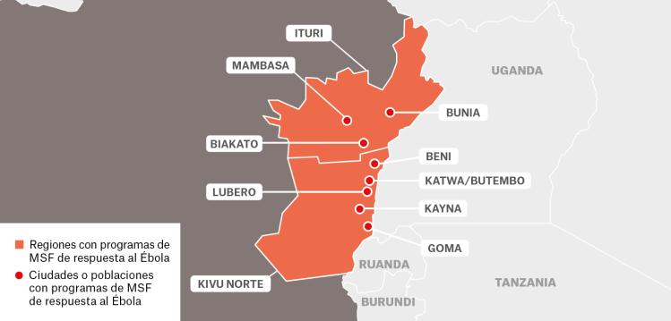 El brote de Ébola en República Democrática del Congo