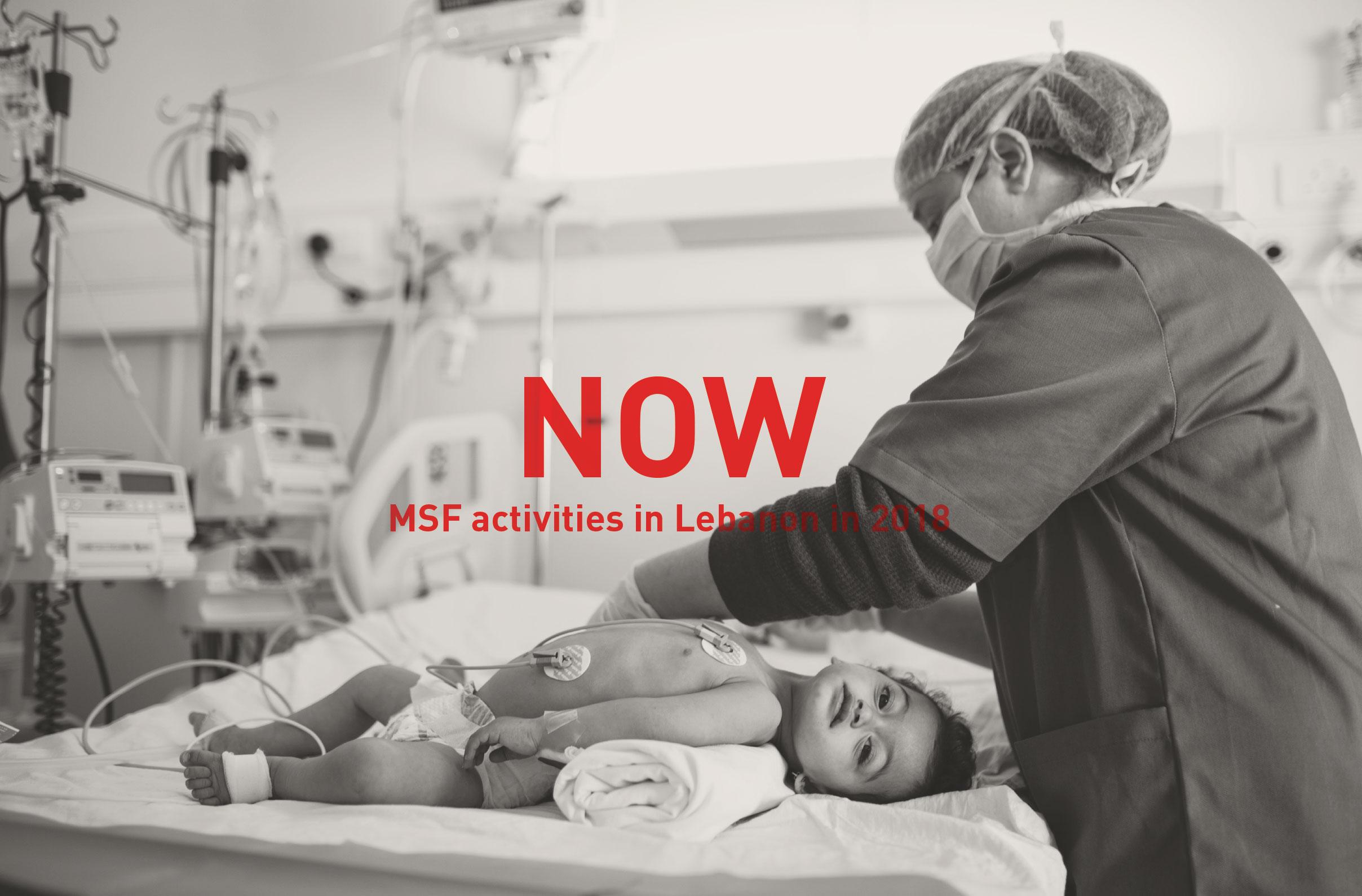 NOW: MSF activities in Lebanon in 2018