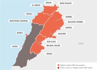 Lebanon Map IAR 2016